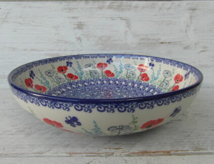 B91 Bunzlau Servingbowl 2901X Poppy Garden  1250ml